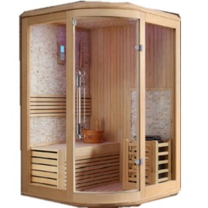 China Supplier Home Use Luxury Steam Sauna with Glass Door