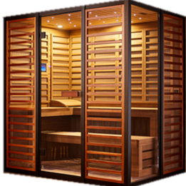Infrared Sauna House Dry 3 Person Sauna Room Infrared