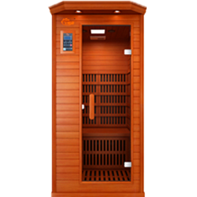 China wholesale Hemlock 1 Person Far Infrared Sauna Manufacturers –  Red Cedar sauna room – Nicest