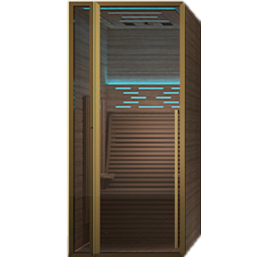 Infrared Sauna Manufacturers –  New Double Room Dry Infrared Steam Sauna Room with Glass Door for Sale – Nicest