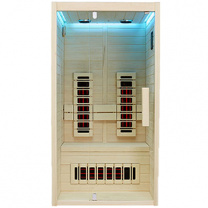 New Double Room Dry Infrared Steam Sauna Room with Glass Door for Sale